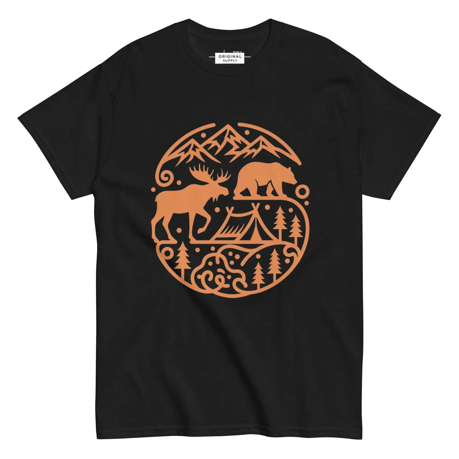 Outdoor Adventure Ideas - Style Outdoor T shirt Moose Bear
