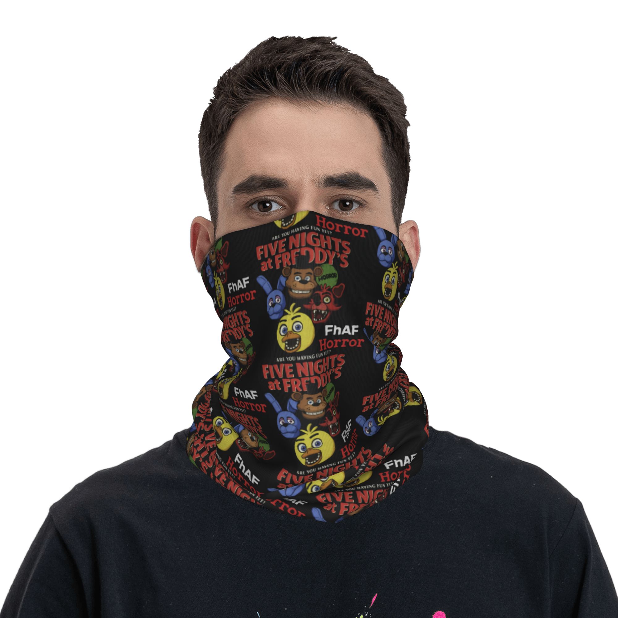 Outdoor Adventure At - Custom FNAF At Freddys Bandana Neck