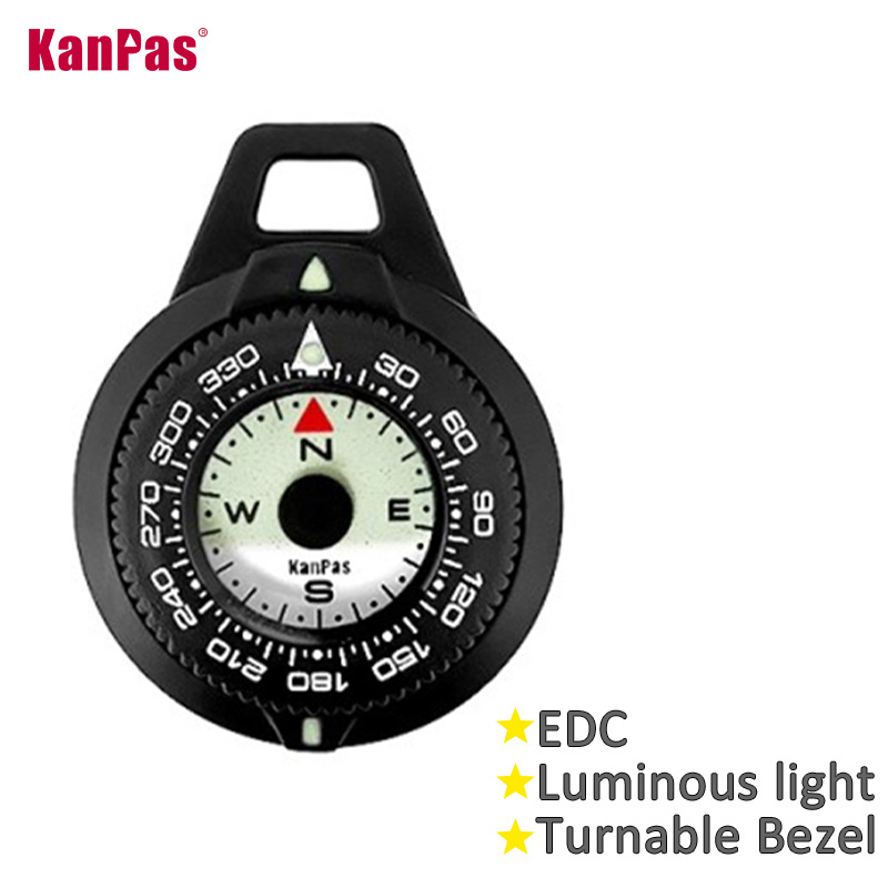 Outdoor Adventure Guide - Kanpas EDC Outdoor Compass with Luminous