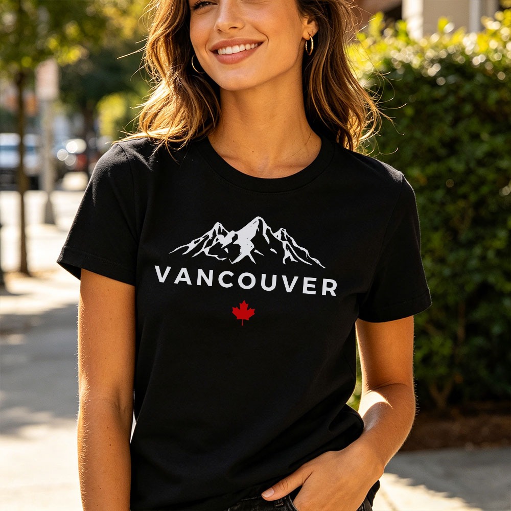 Outdoor Adventure Club - Vancouver Canada Mountain T Shirt Outdoor