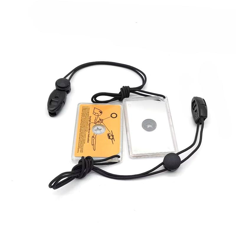 Signal Mirror Rescue - Outdoor Survival Signal Mirror Emergency Reflective