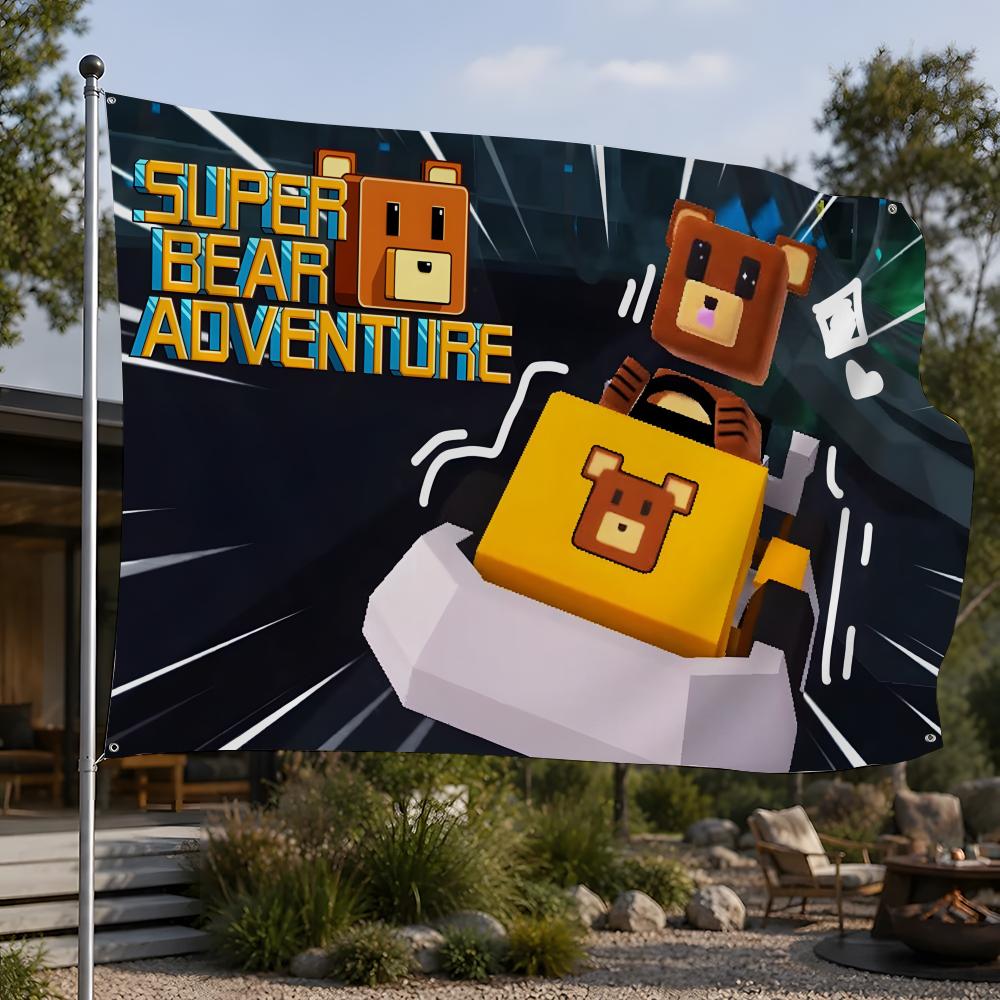 Game Super Bear Adventure Flag - Outdoor Adventure Club recension och pris