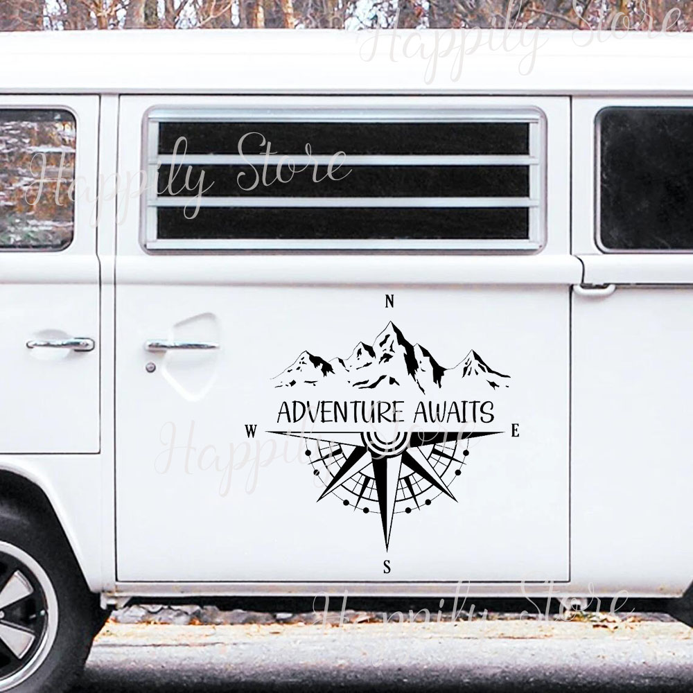 Campervan Stickers Adventure A - Outdoor Adventure Ideas recension och pris