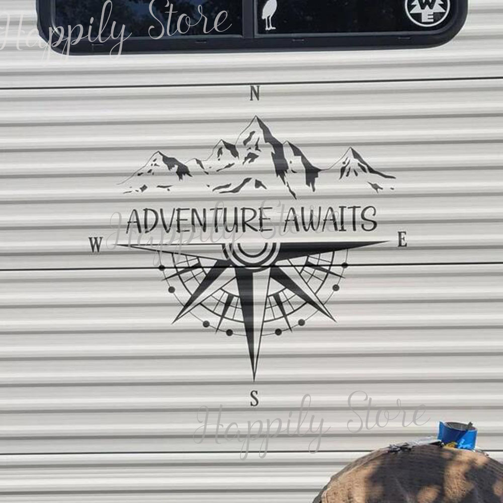 Campervan Stickers Adventure A - Outdoor Adventure Ideas recension och pris