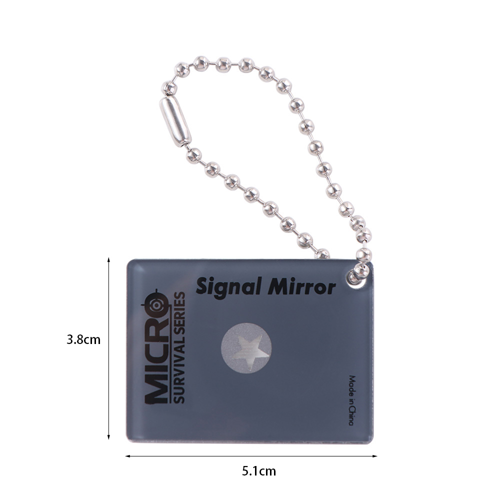 Reflective Outdoor Signal Mirr - Signal Mirror Rescue recension och pris