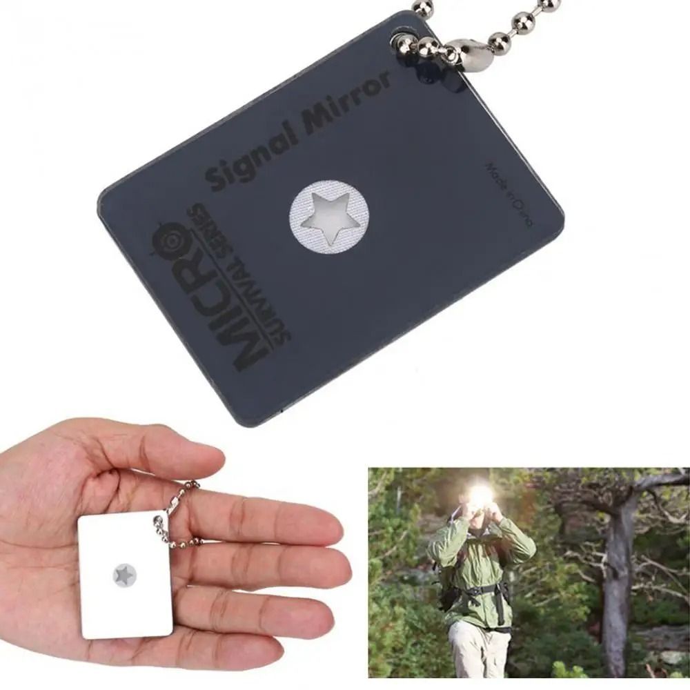 Reflective Outdoor Signal Mirr - Signal Mirror Rescue recension och pris
