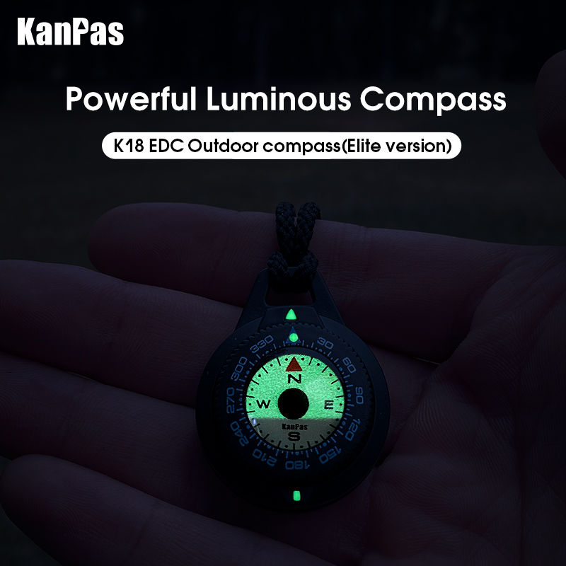 Kanpas EDC Outdoor Compass wit - Outdoor Adventure Guide recension och pris