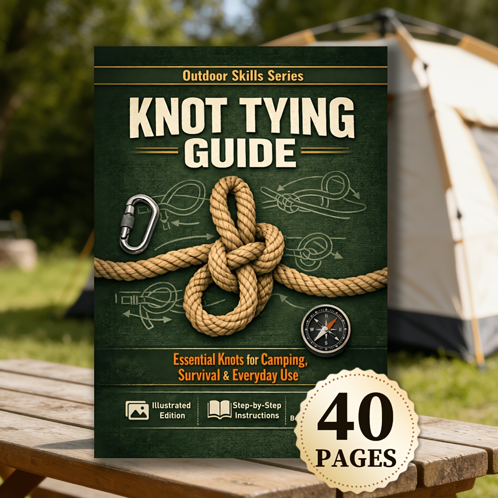 Camping Knots Manual 40 Page O - Outdoor Adventure Guide recension och pris