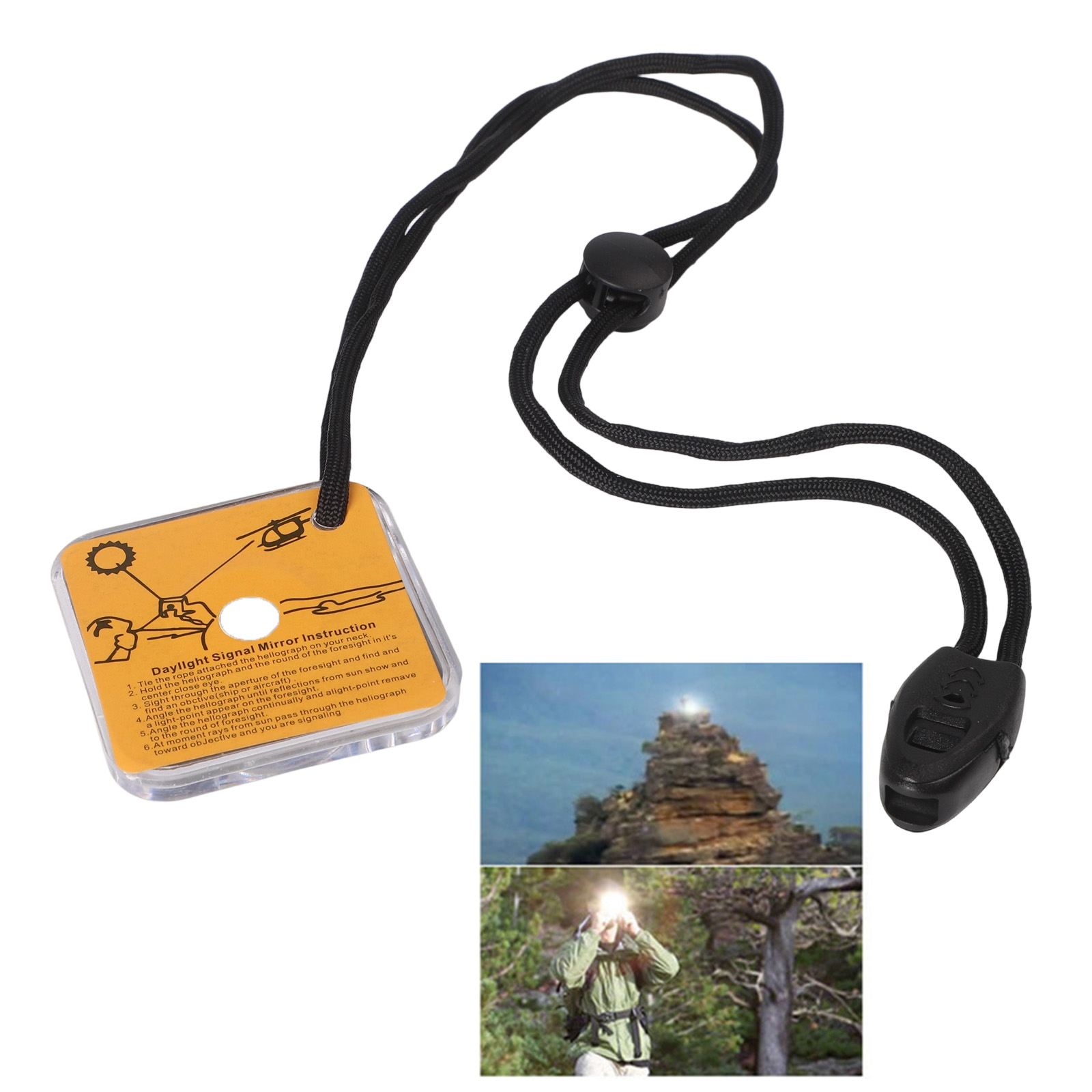 For Rescue Signaling Hiking Ac - Signal Mirror Rescue recension och pris