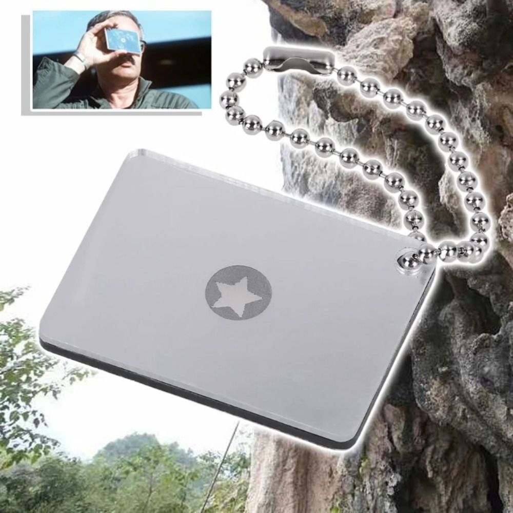 Reflective Outdoor Signal Mirr - Signal Mirror Rescue recension och pris