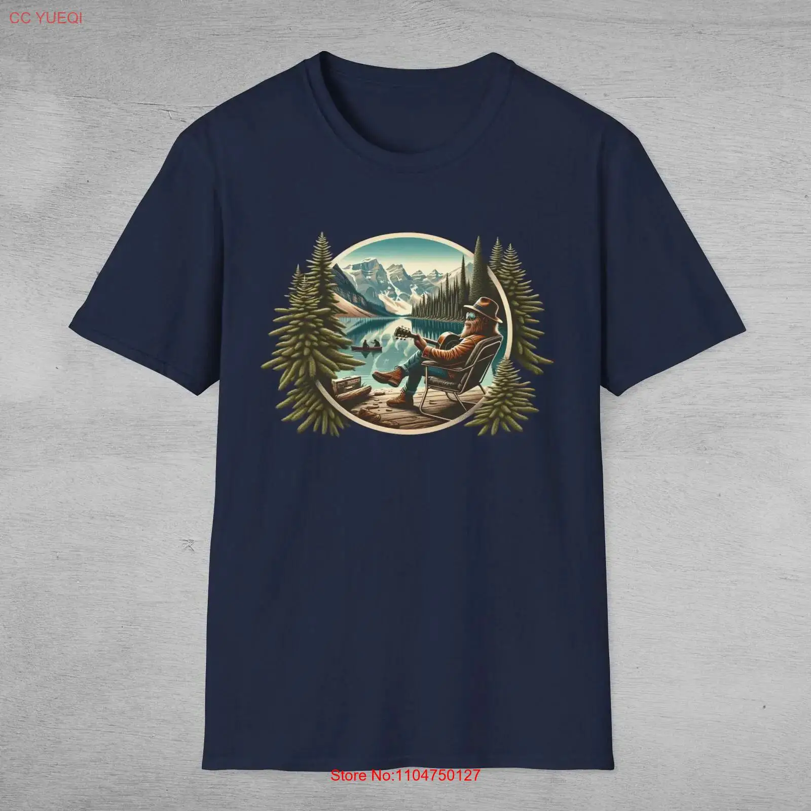 Bigfoot at the Lake T Shirt Sa - Outdoor Adventure At recension och pris