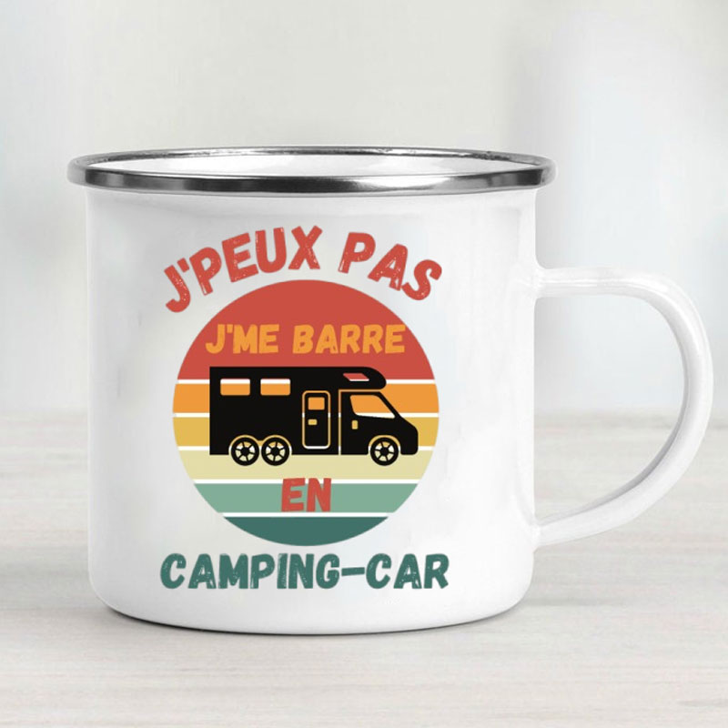 Camping Car Enamel Mug Adventu - Outdoor Adventure Ideas recension och pris