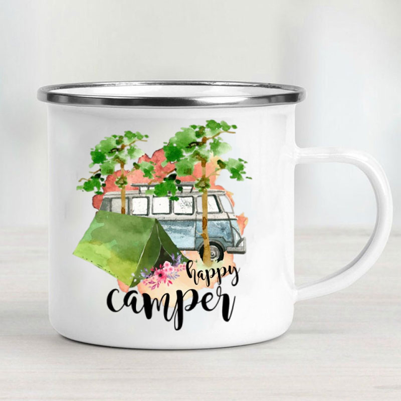 Camping Car Enamel Mug Adventu - Outdoor Adventure Ideas recension och pris