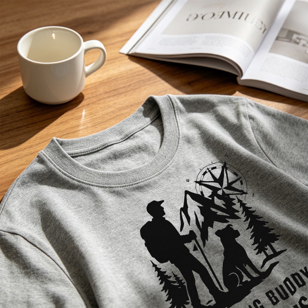Hiking Men TShirt Dog Lover Ou - Outdoor Adventure Ideas recension och pris