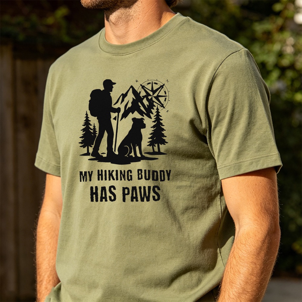 Hiking Men TShirt Dog Lover Ou - Outdoor Adventure Ideas recension och pris