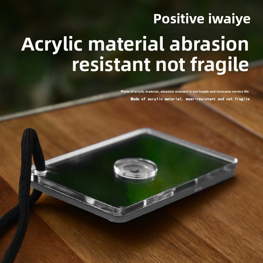 1PCS Outdoor Kayak Survival Si - Signal Mirror Rescue recension och pris