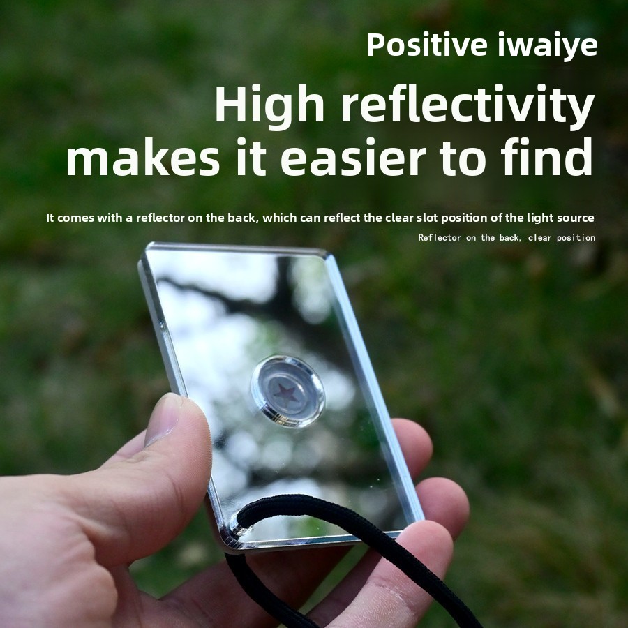 1PCS Outdoor Kayak Survival Si - Signal Mirror Rescue recension och pris
