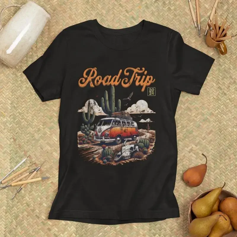 Road Trip T Shirt Classic Vanl - Outdoor Adventure Ideas recension och pris