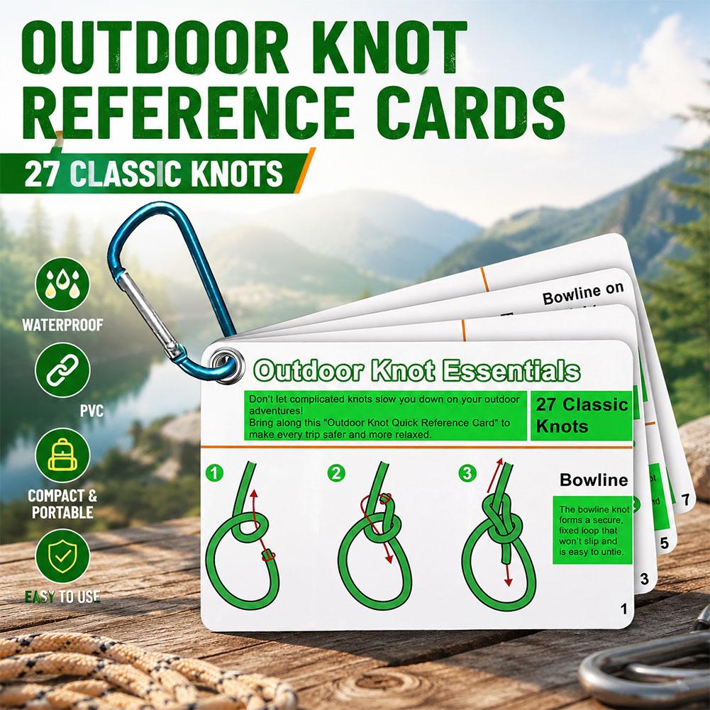 Outdoor Knots Pocket Guide Wat - Outdoor Adventure Guide recension och pris